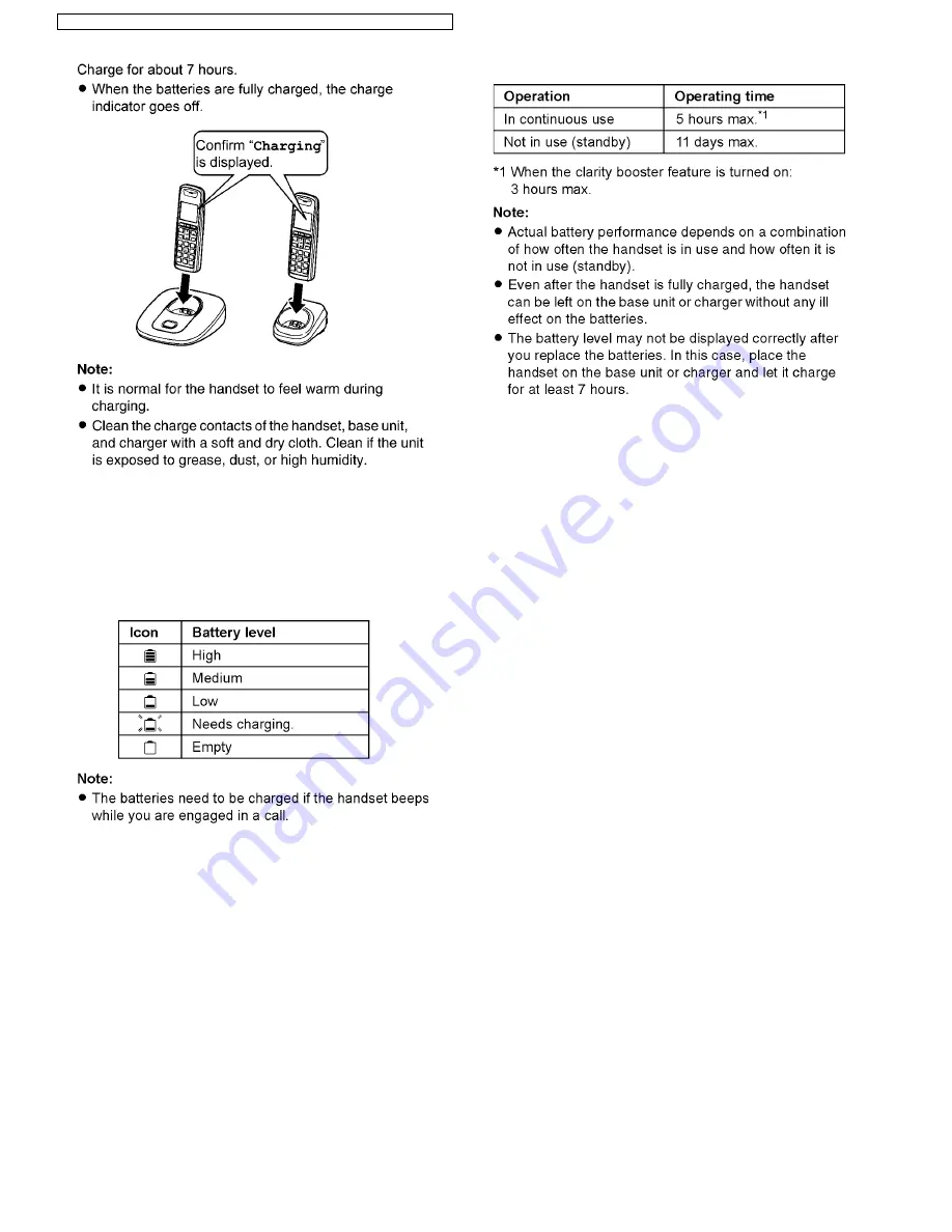 Panasonic KX-TG6411CT Service Manual Download Page 8