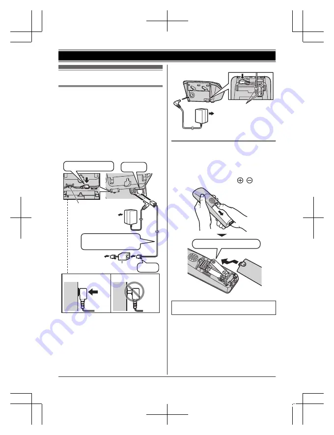 Panasonic KX-TG6711BX Operating Instructions Manual Download Page 8