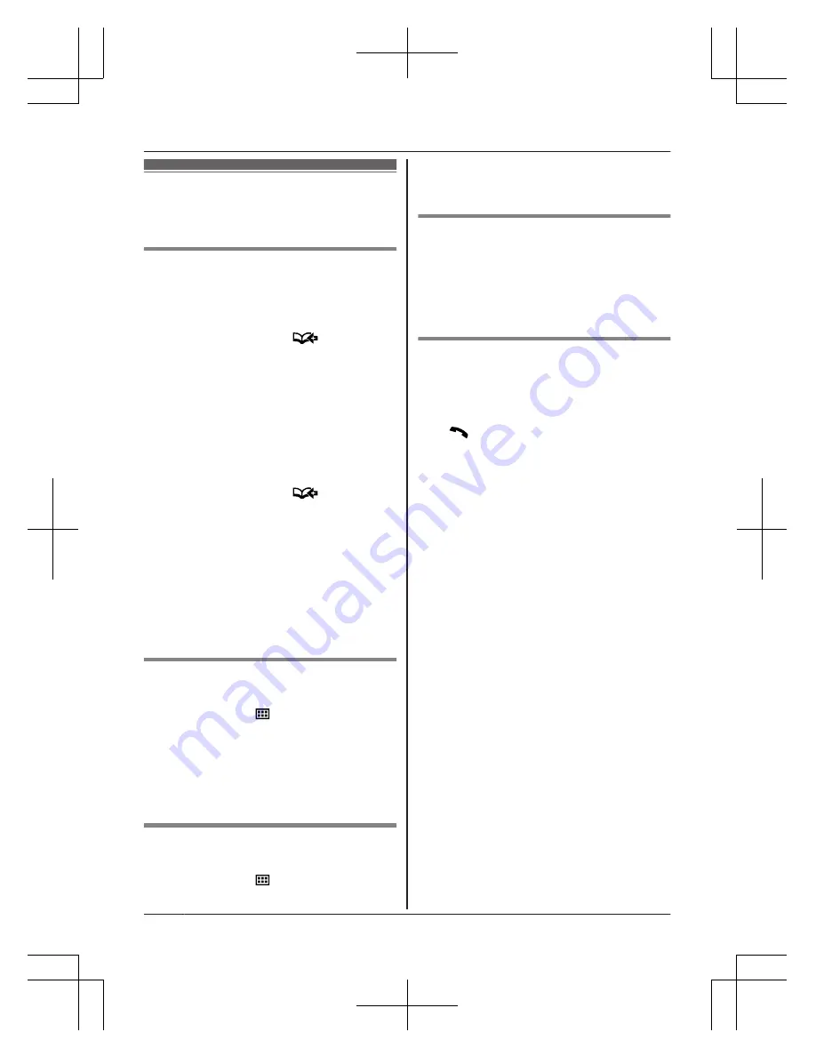 Panasonic KX-TG6811BX Operating Instructions Manual Download Page 22