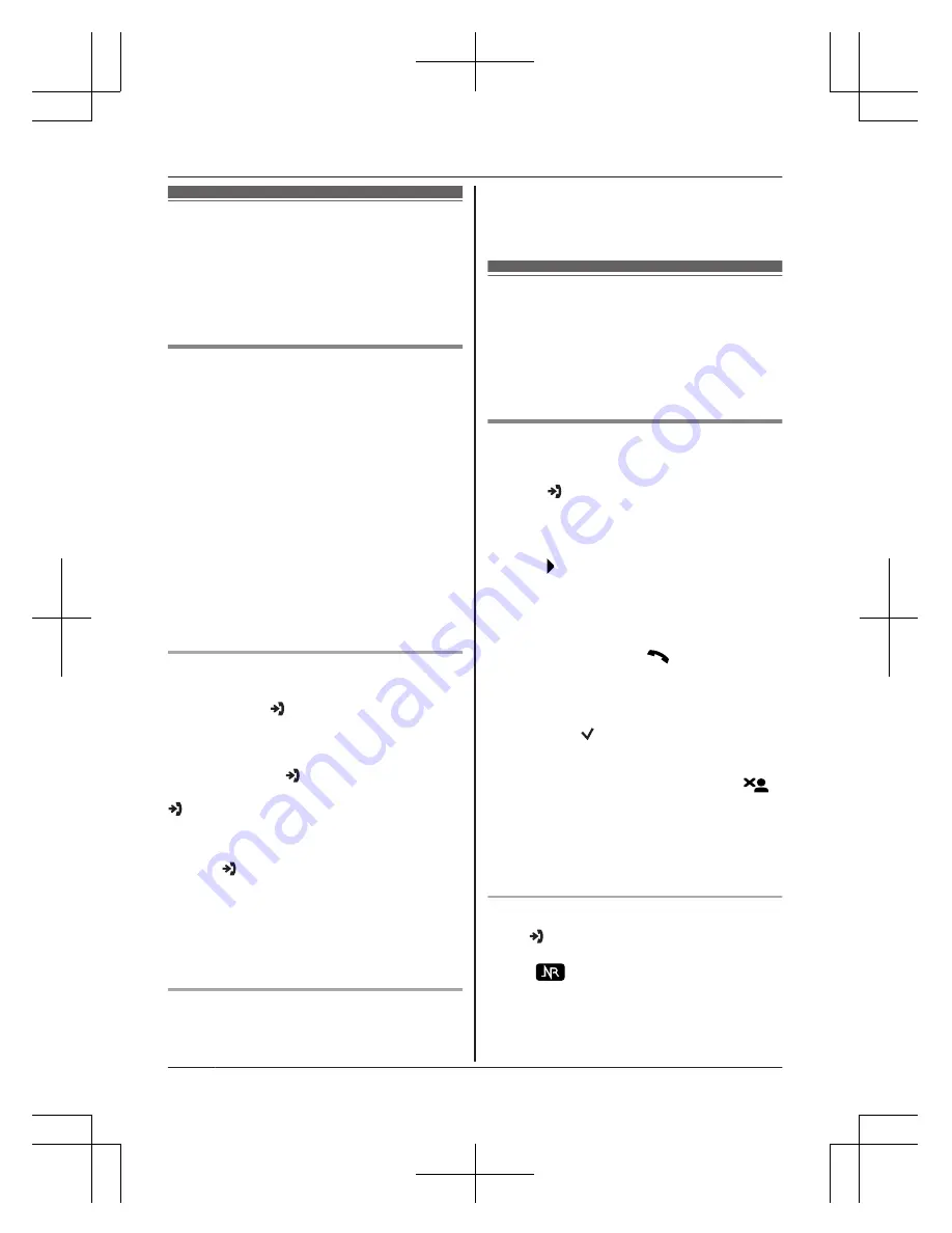 Panasonic KX-TG6811BX Operating Instructions Manual Download Page 32