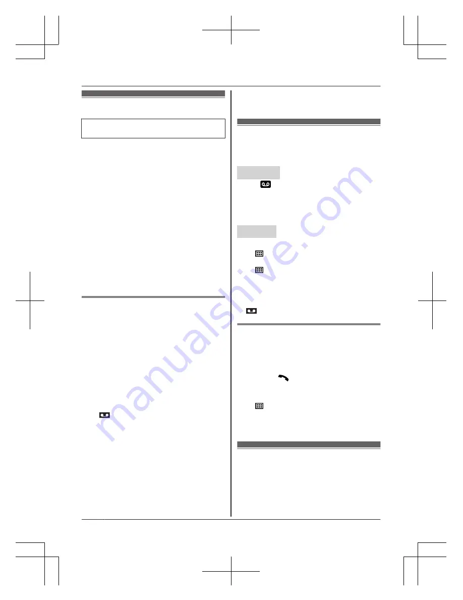 Panasonic KX-TG6811BX Operating Instructions Manual Download Page 34