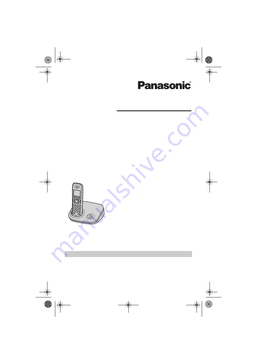 Panasonic KX-TG8011E Скачать руководство пользователя страница 1