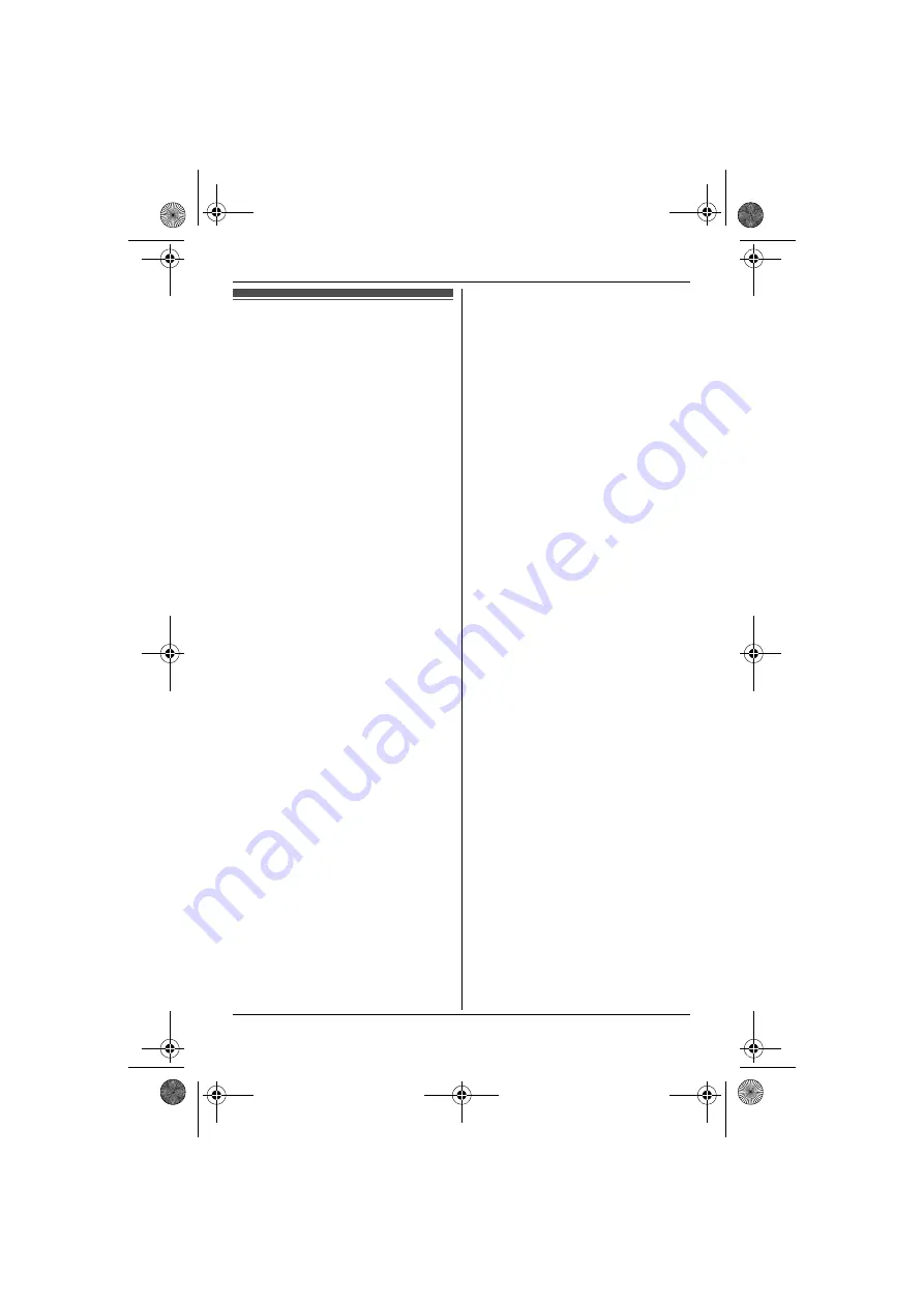 Panasonic KX-TG8011E Operating Instructions Manual Download Page 43