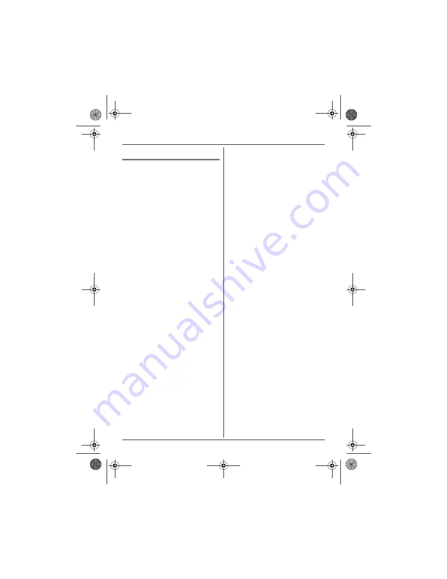 Panasonic KX-TG8051PD Скачать руководство пользователя страница 20