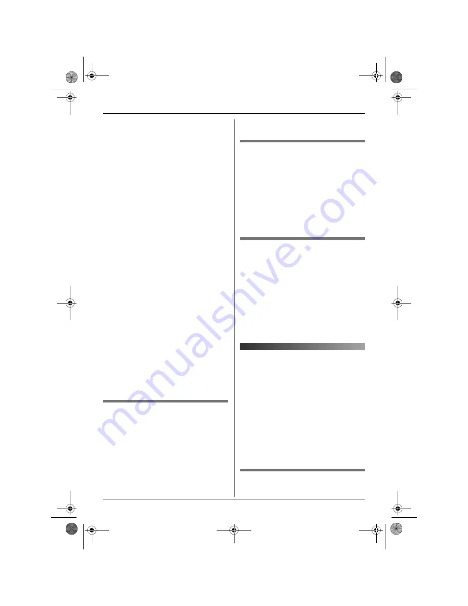 Panasonic KX-TG8100FX Operating Instructions Manual Download Page 28