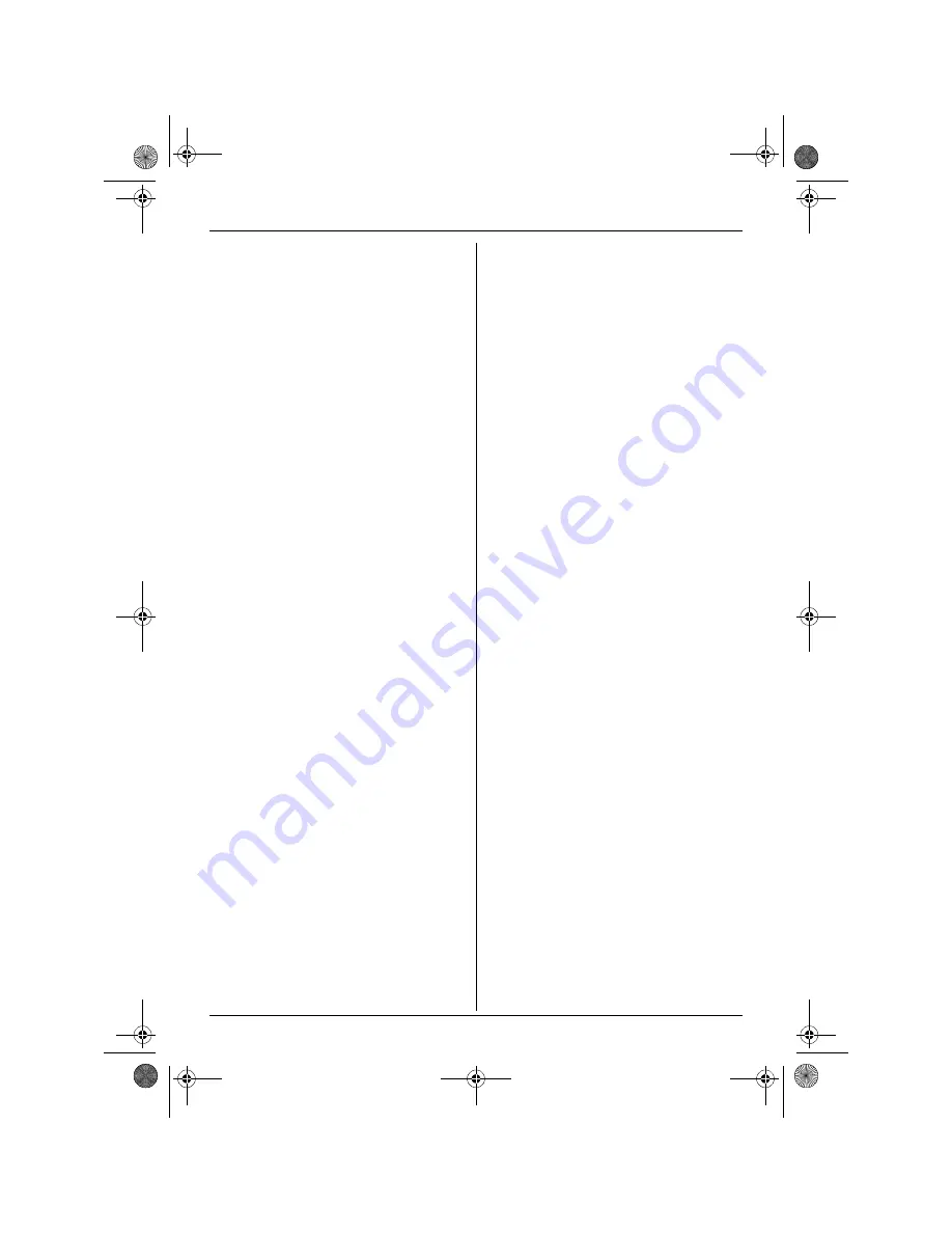 Panasonic KX-TG8100FX Operating Instructions Manual Download Page 36