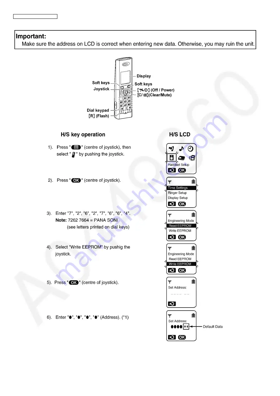 Panasonic KX-TG8200BXB Service Manual Download Page 26