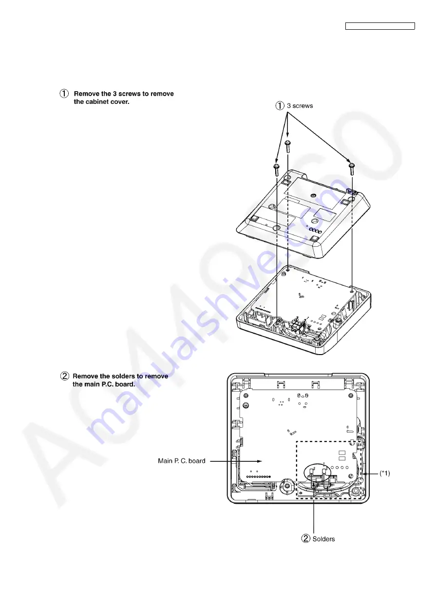 Panasonic KX-TG8200BXB Service Manual Download Page 53