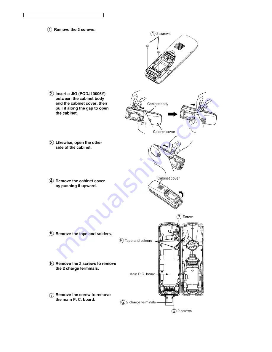 Panasonic KX-TG8421FXB Service Manual Download Page 58