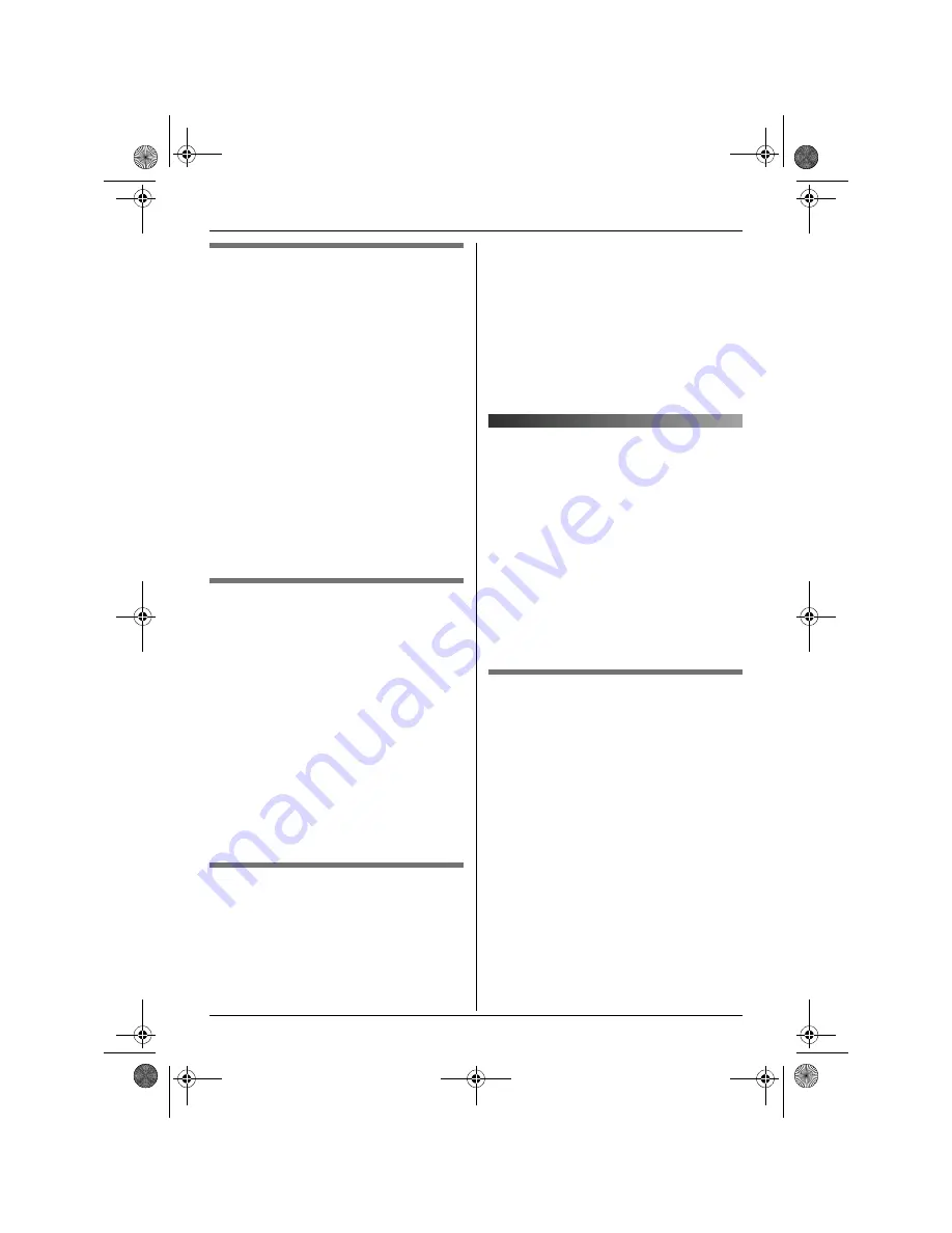 Panasonic KX-TG9120E Operating Instructions Manual Download Page 42