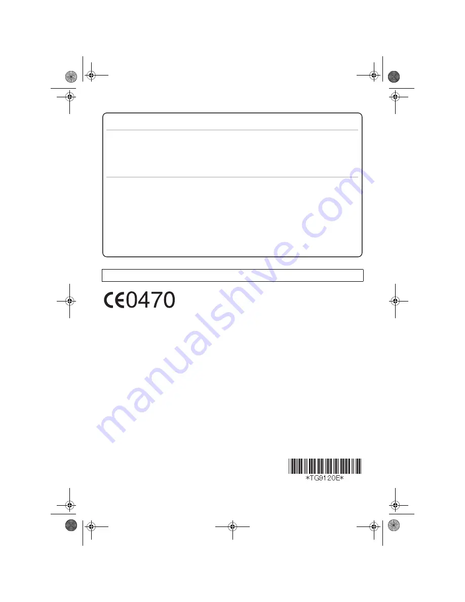 Panasonic KX-TG9120E Operating Instructions Manual Download Page 68