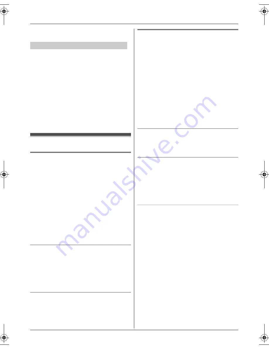 Panasonic KX-TG9391 Operating Instructions Manual Download Page 19