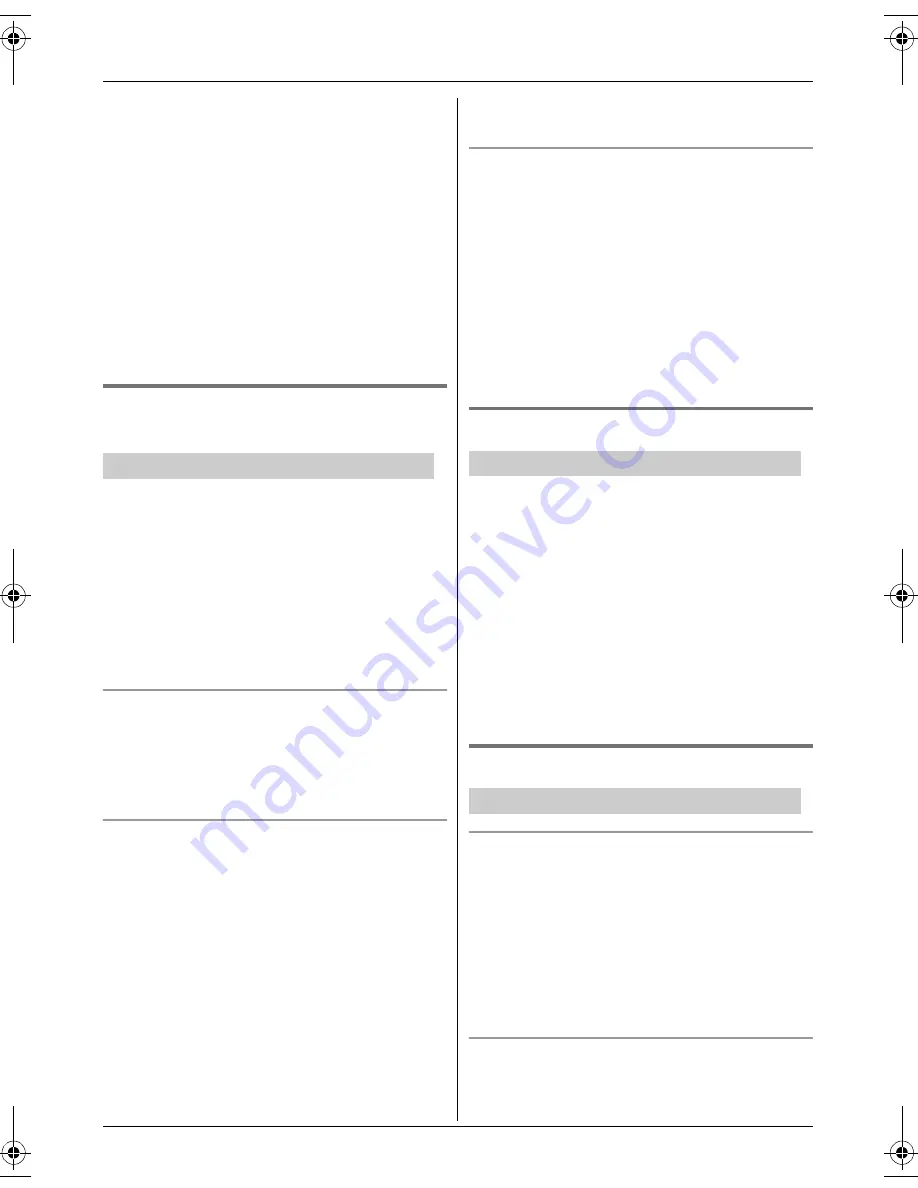 Panasonic KX-TG9391 Operating Instructions Manual Download Page 23