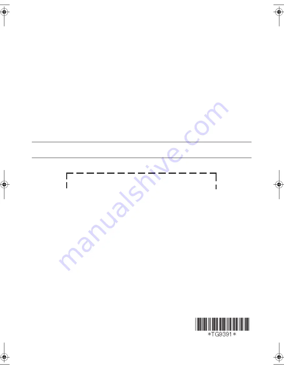 Panasonic KX-TG9391 Operating Instructions Manual Download Page 60