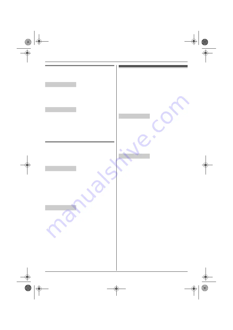 Panasonic KX-TG9391C Operating Instructions Manual Download Page 20