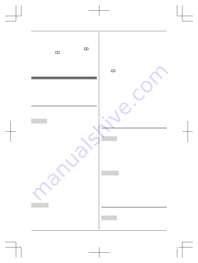 Panasonic KX-TG9581 Operating Instructions Manual Download Page 40