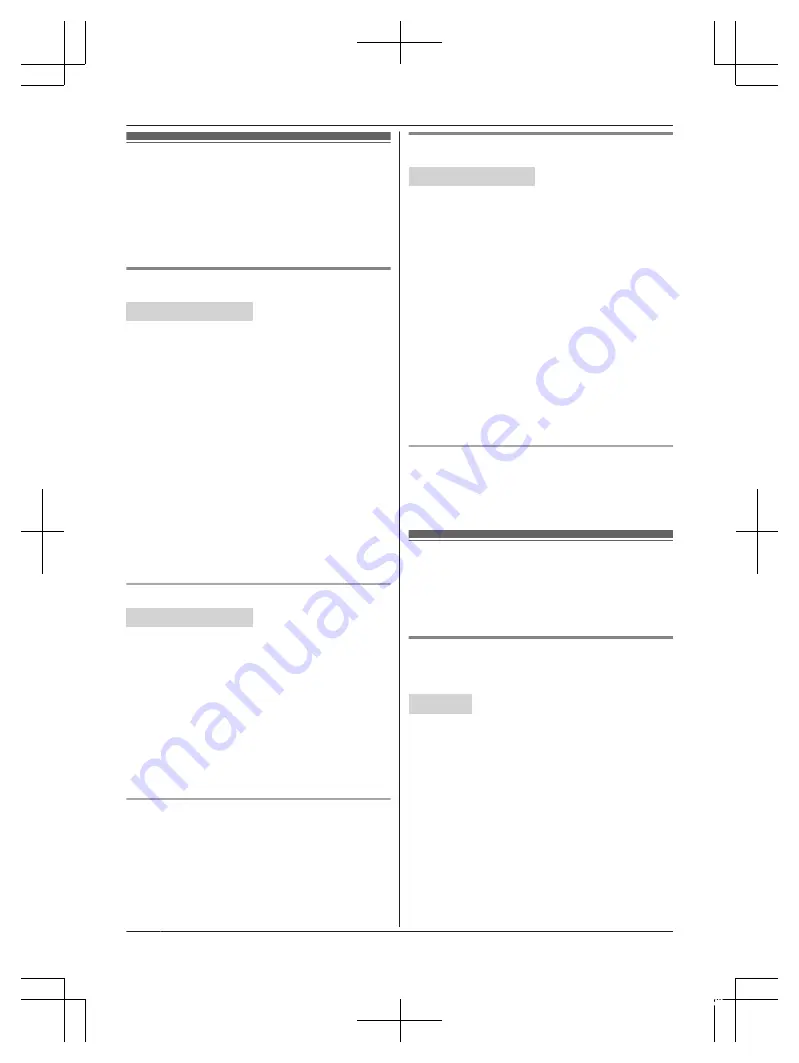 Panasonic KX-TG9581 Operating Instructions Manual Download Page 54