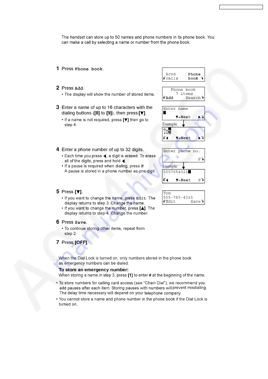 Panasonic KX-TGA236JXS Service Manual Download Page 25