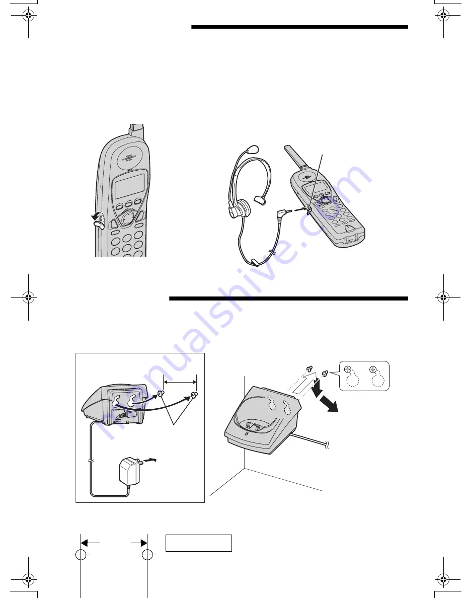 Panasonic KX-TGA290B - 2.4 GHz FHSS GigaRange Cordless Handset Operating Instructions Manual Download Page 4