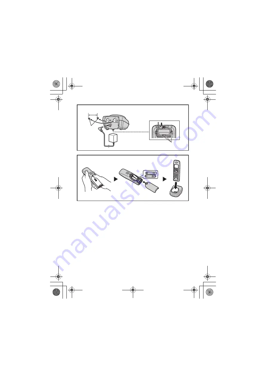 Panasonic KX-TGA800EX Installation Manual Download Page 2