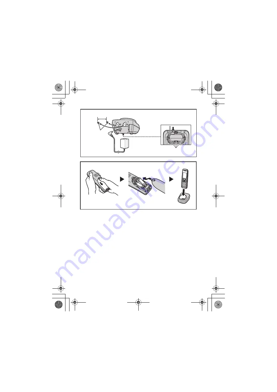 Panasonic KX-TGA840EX Installation Manual Download Page 2