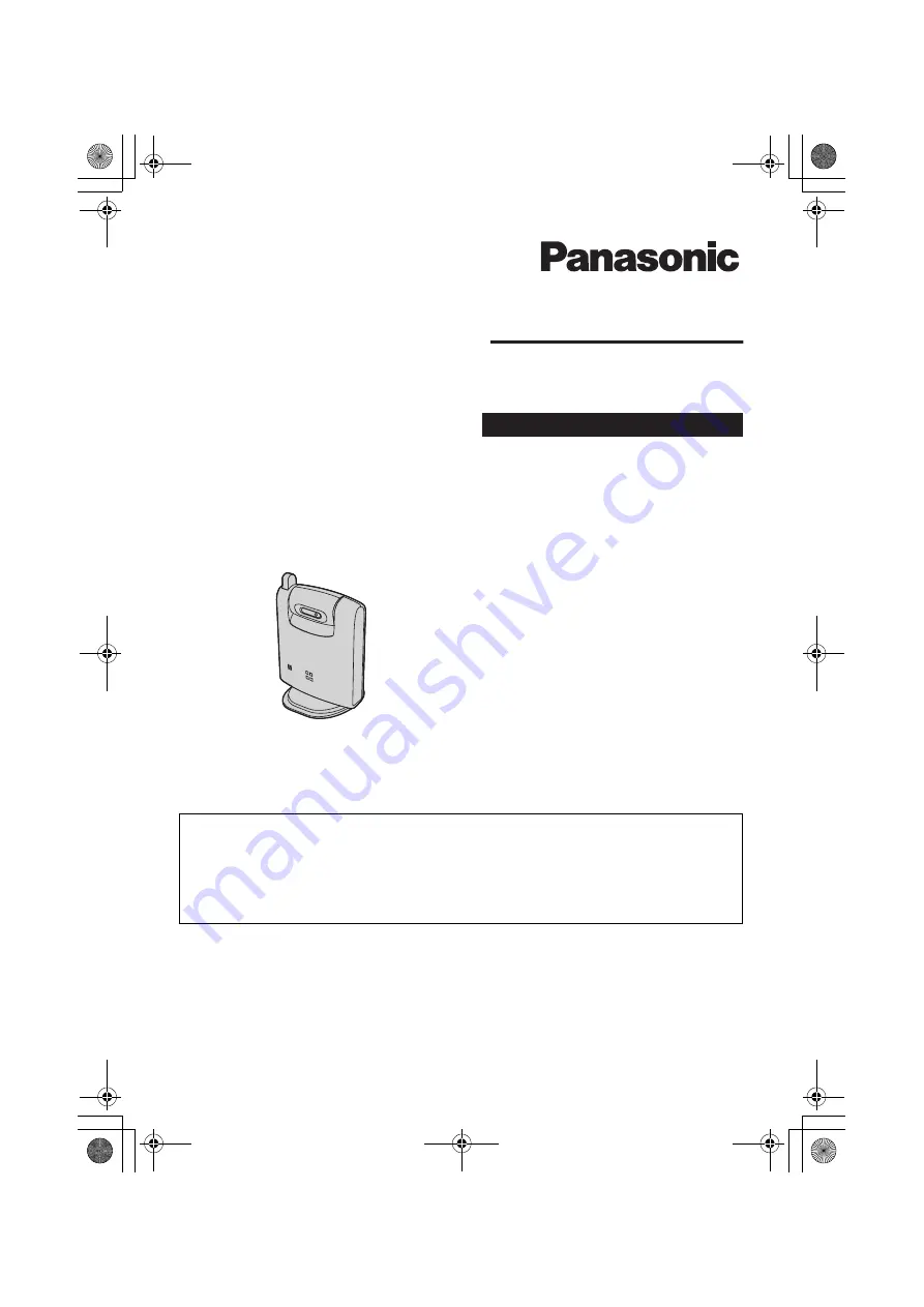 Panasonic KX-TGA914EX Operating Instructions Manual Download Page 21