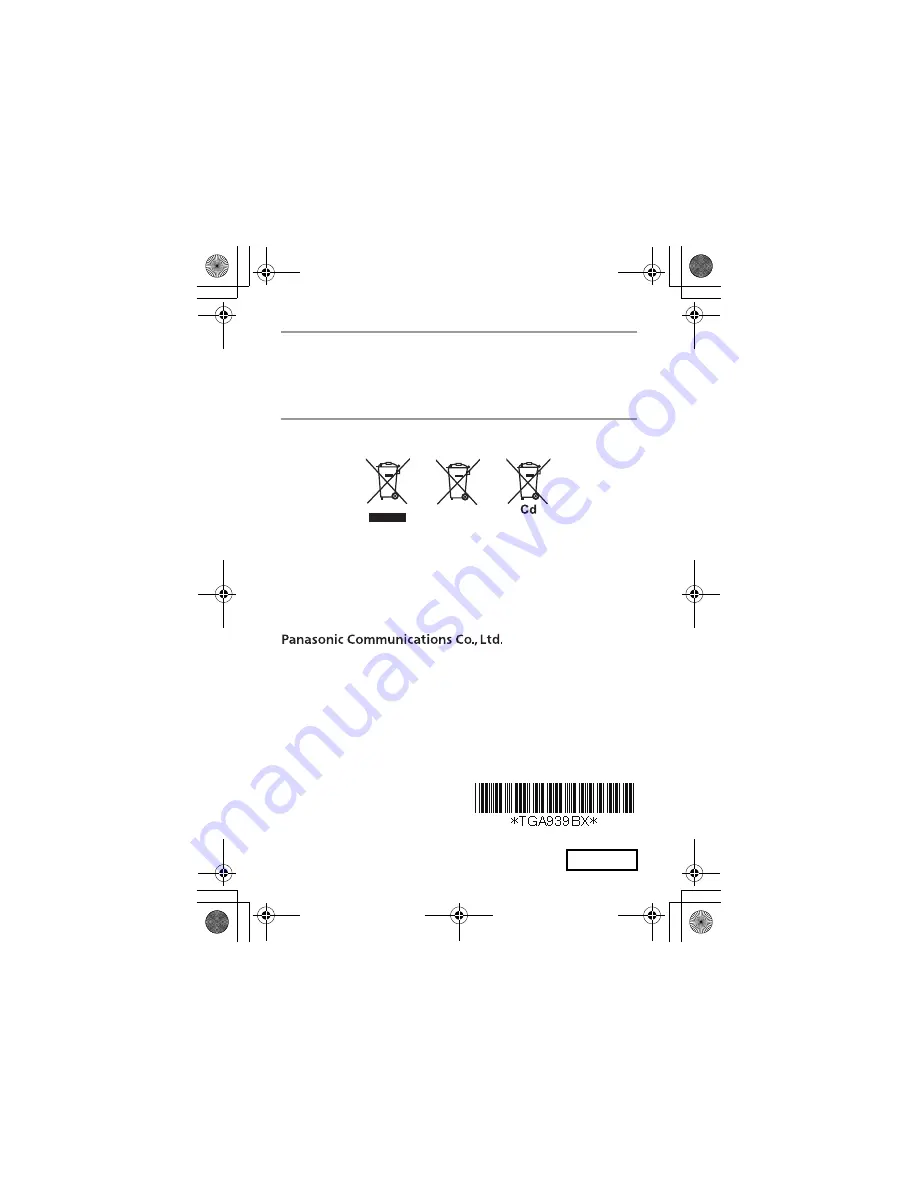 Panasonic KX-TGA939BX Installation Manual Download Page 8