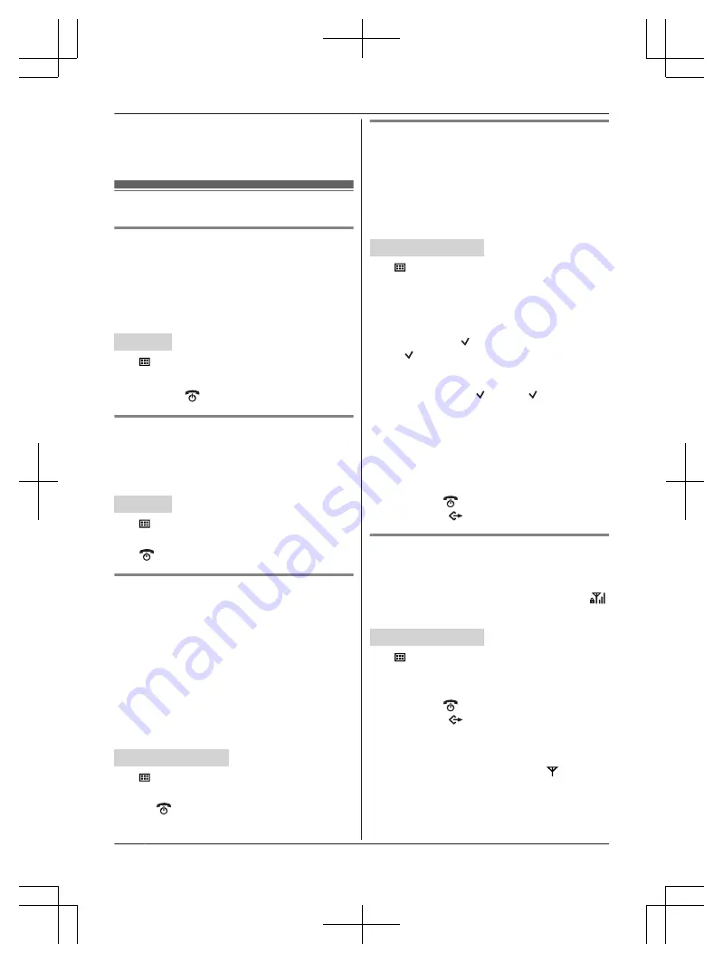 Panasonic KX-TGF310CX Operating Instructions Manual Download Page 36