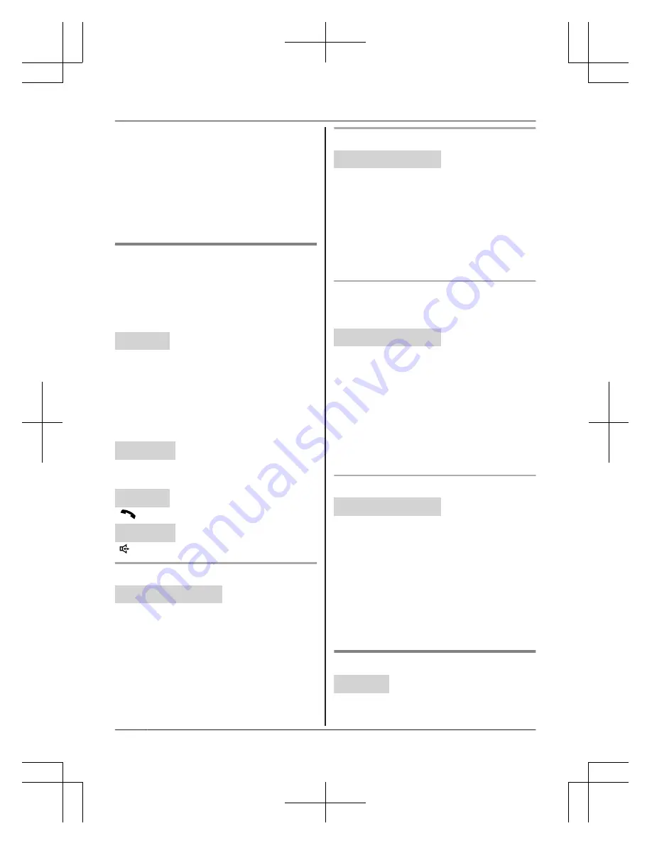 Panasonic KX-TGF372AZ Operating Instructions Manual Download Page 36