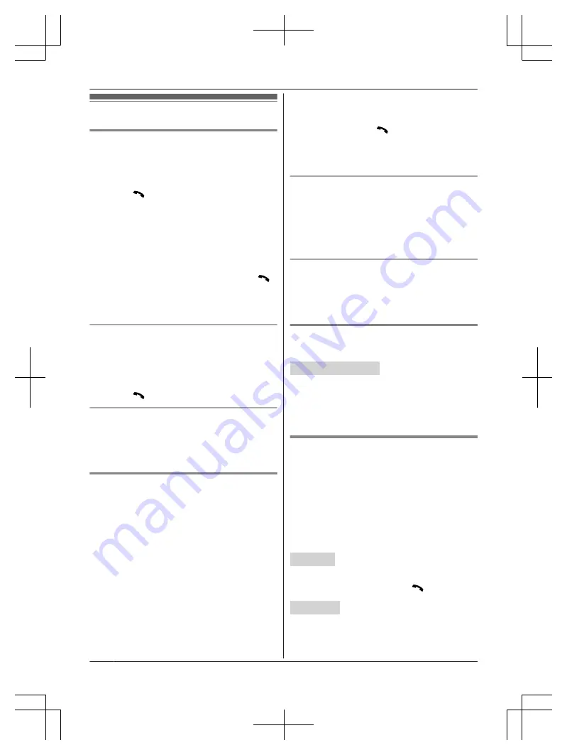 Panasonic KX-TGF850 Operating Instructions Manual Download Page 16