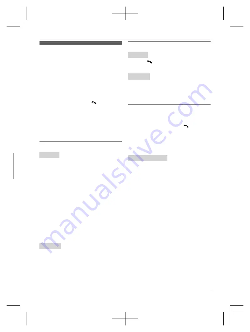 Panasonic KX-TGF850 Operating Instructions Manual Download Page 22