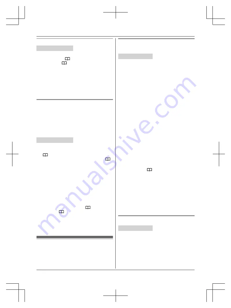 Panasonic KX-TGF850 Operating Instructions Manual Download Page 31