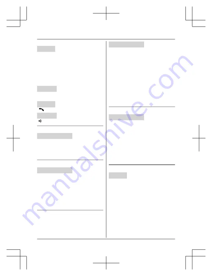 Panasonic KX-TGFA71 Operating Instructions Manual Download Page 46