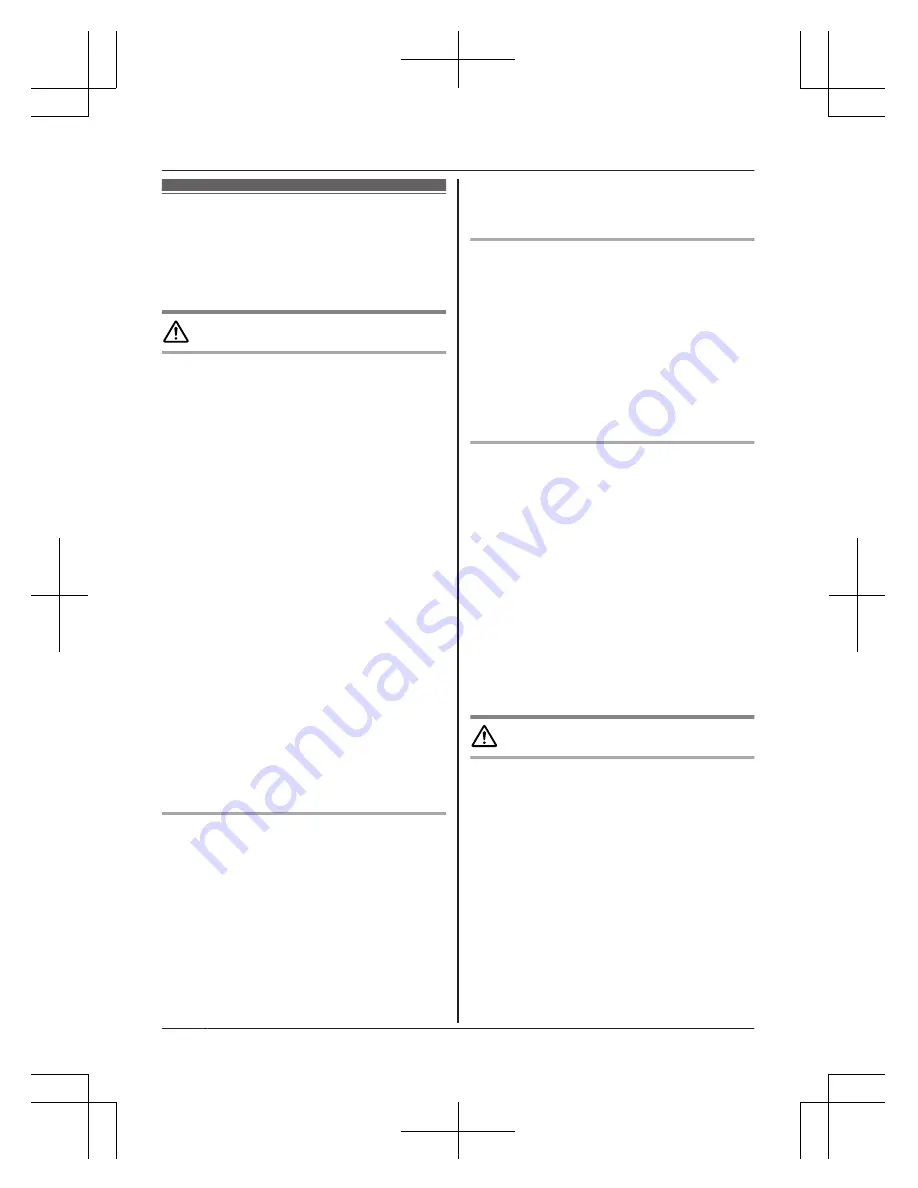 Panasonic KX-TGL460 Operating Instructions Manual Download Page 6