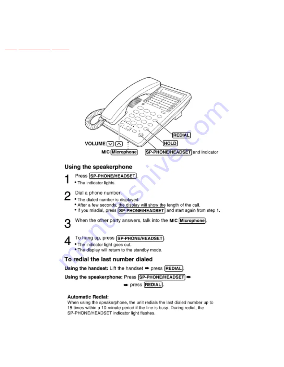 Panasonic KX-TS2365RUB Service Manual Download Page 33