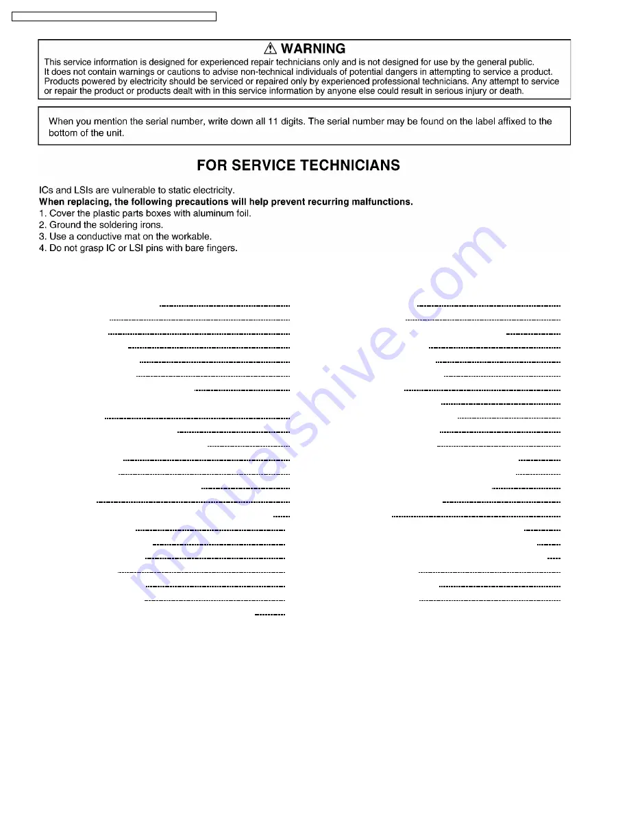 Panasonic KX-TS3MXB Скачать руководство пользователя страница 2