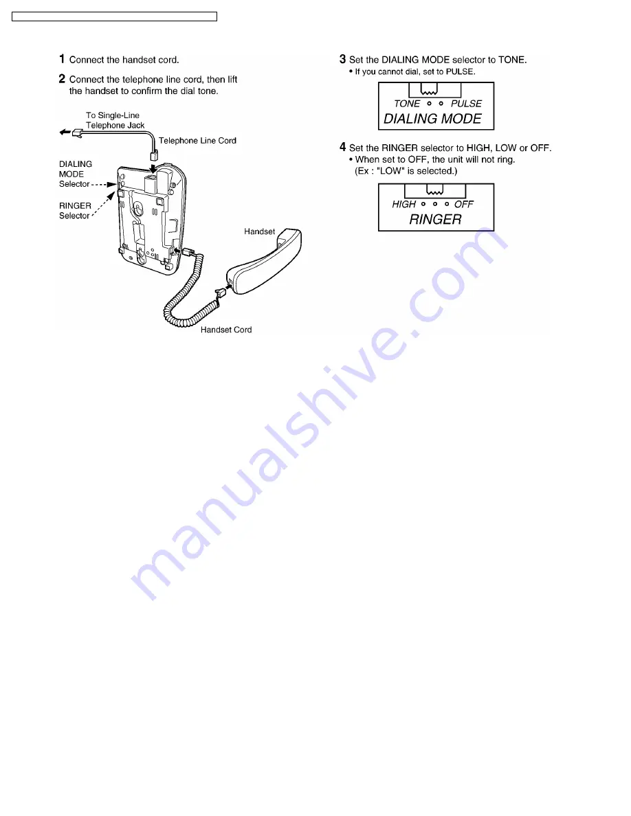 Panasonic KX-TS3MXB Скачать руководство пользователя страница 4