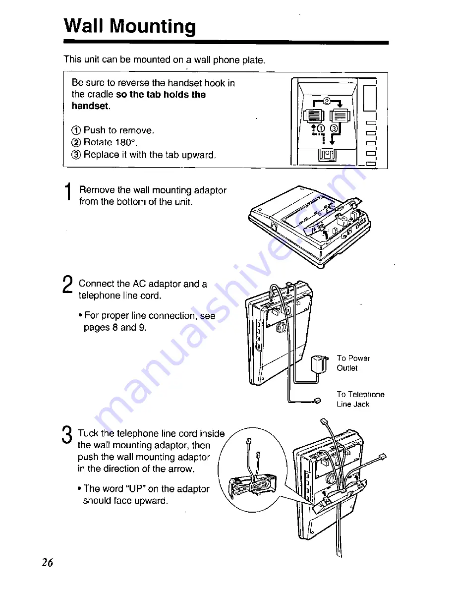 Panasonic KX-TS401W - Speakerphone Скачать руководство пользователя страница 26