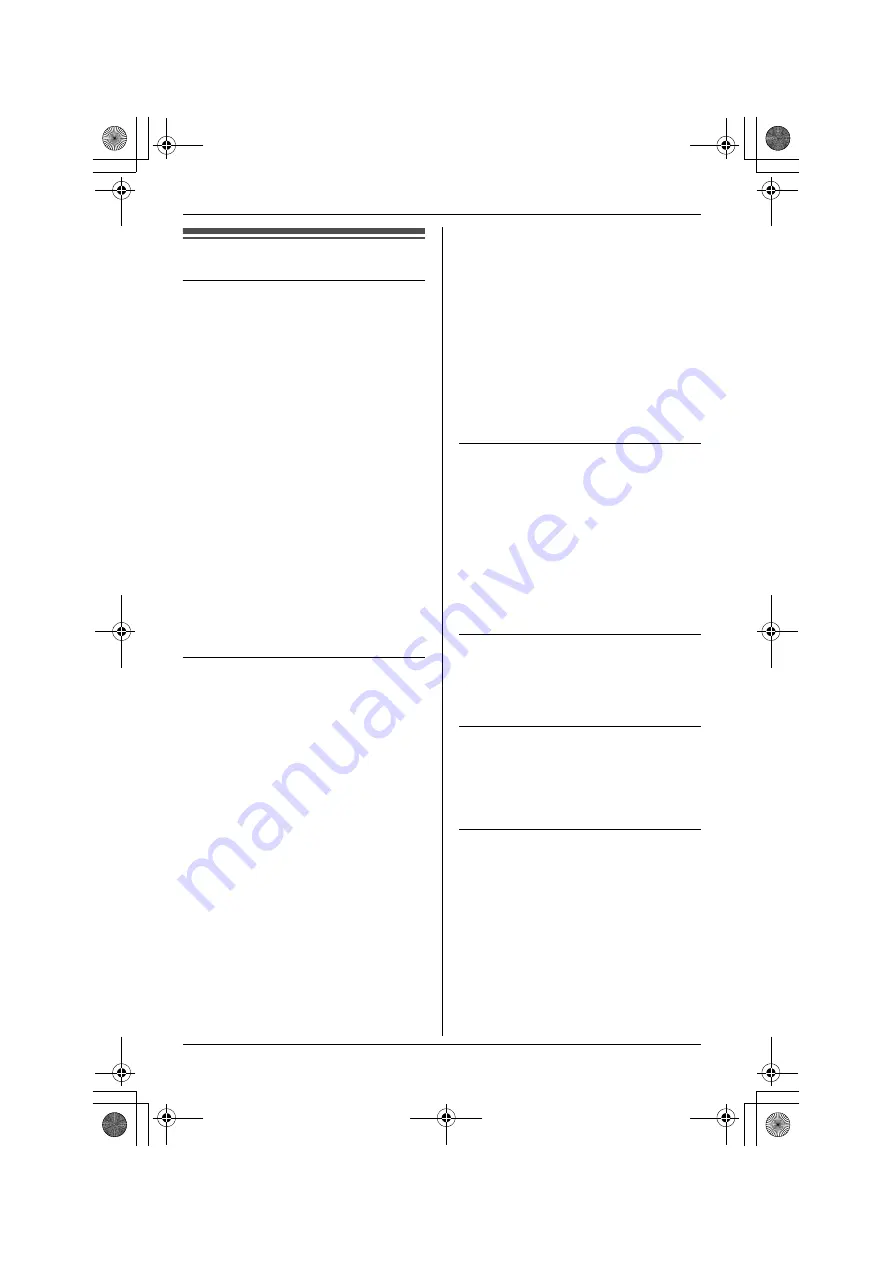 Panasonic KX-TS4200 Operating Instructions Manual Download Page 25