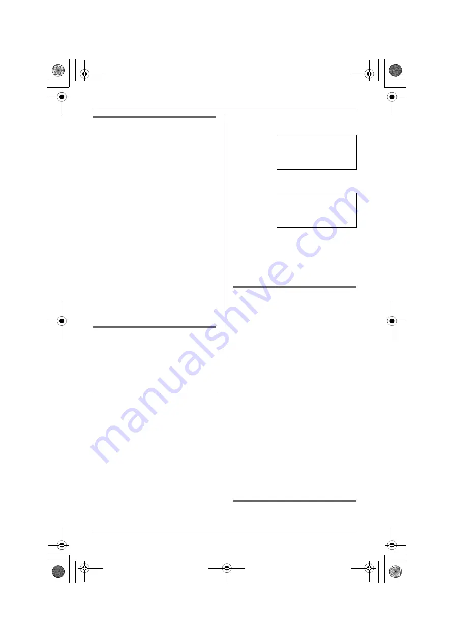 Panasonic KX-TS4200 Operating Instructions Manual Download Page 39