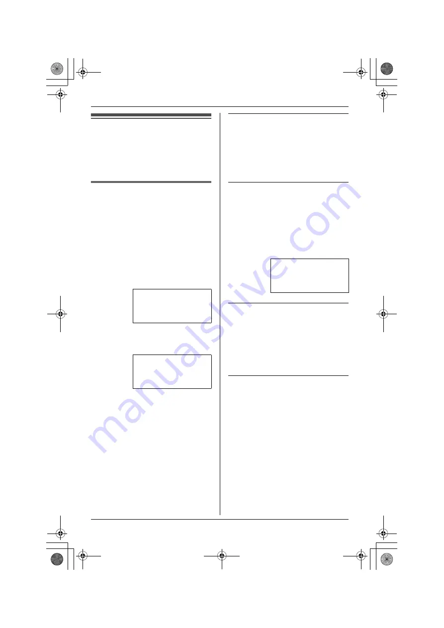 Panasonic KX-TS4200 Operating Instructions Manual Download Page 43