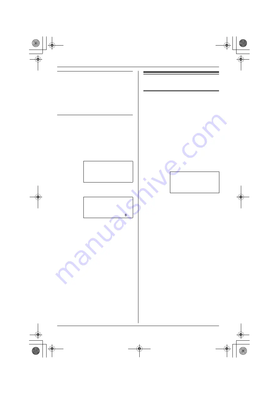 Panasonic KX-TS4300 Operating Instructions Manual Download Page 61