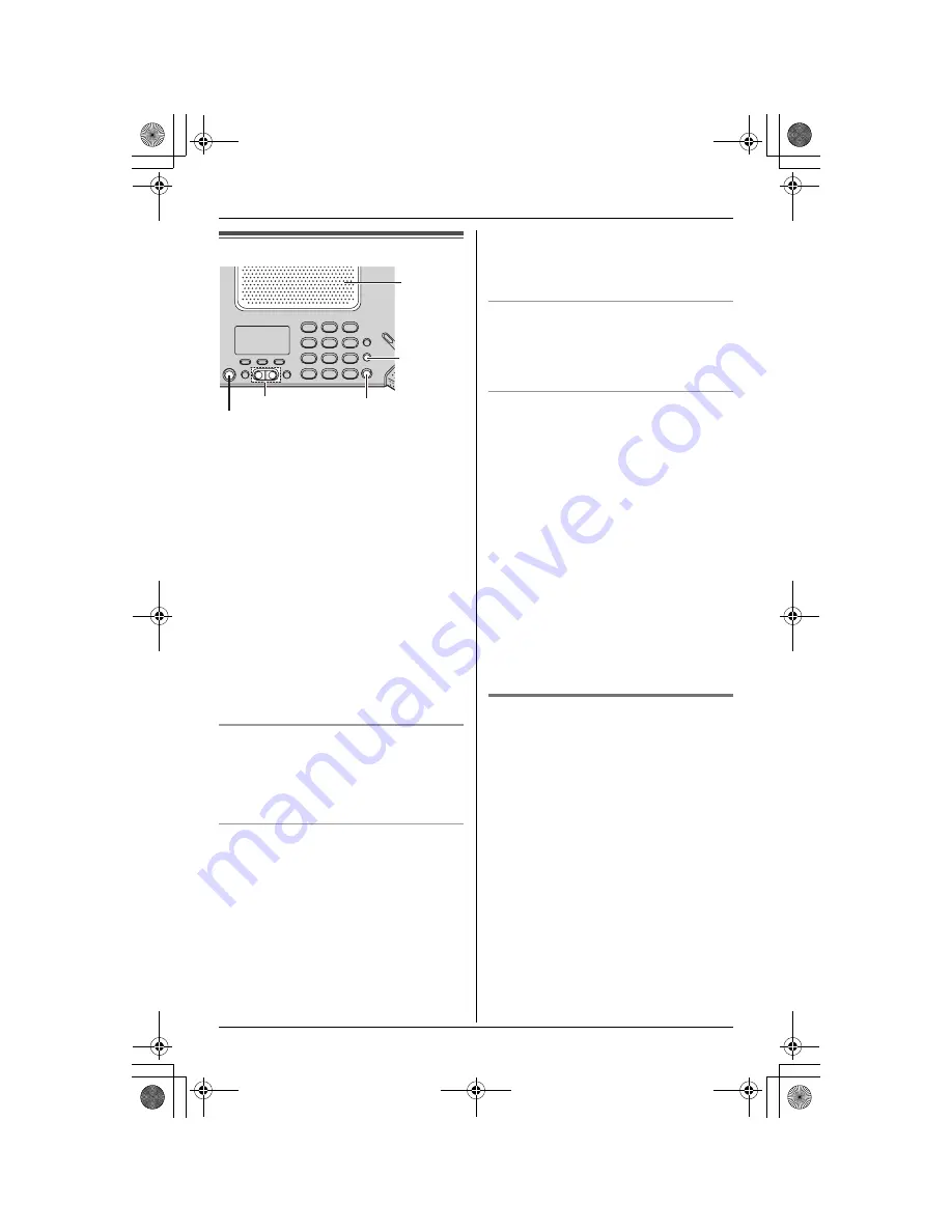 Panasonic KX-TS730C Operating Instructions Manual Download Page 9