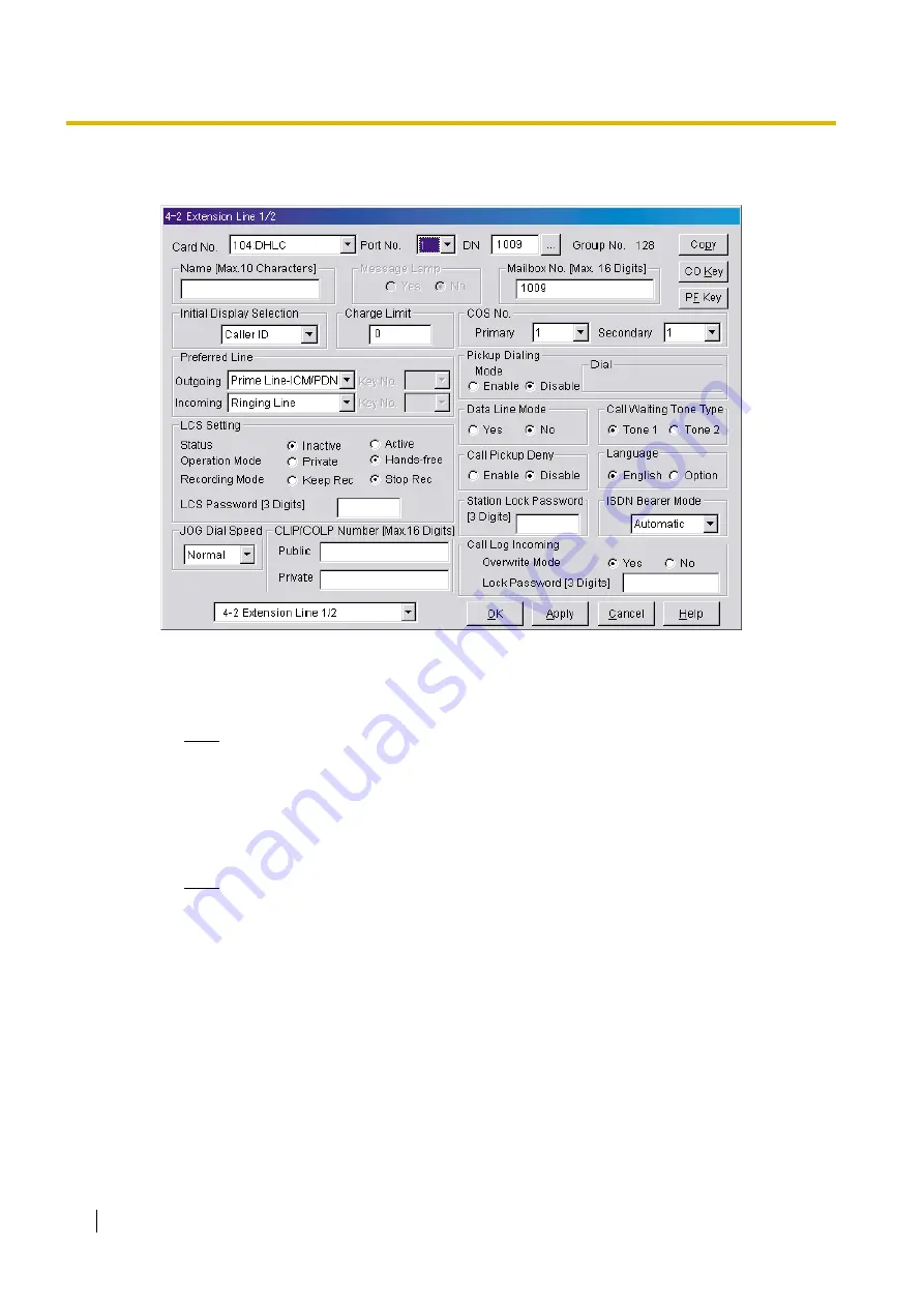 Panasonic KX-TVM200 Installation Manual Download Page 138