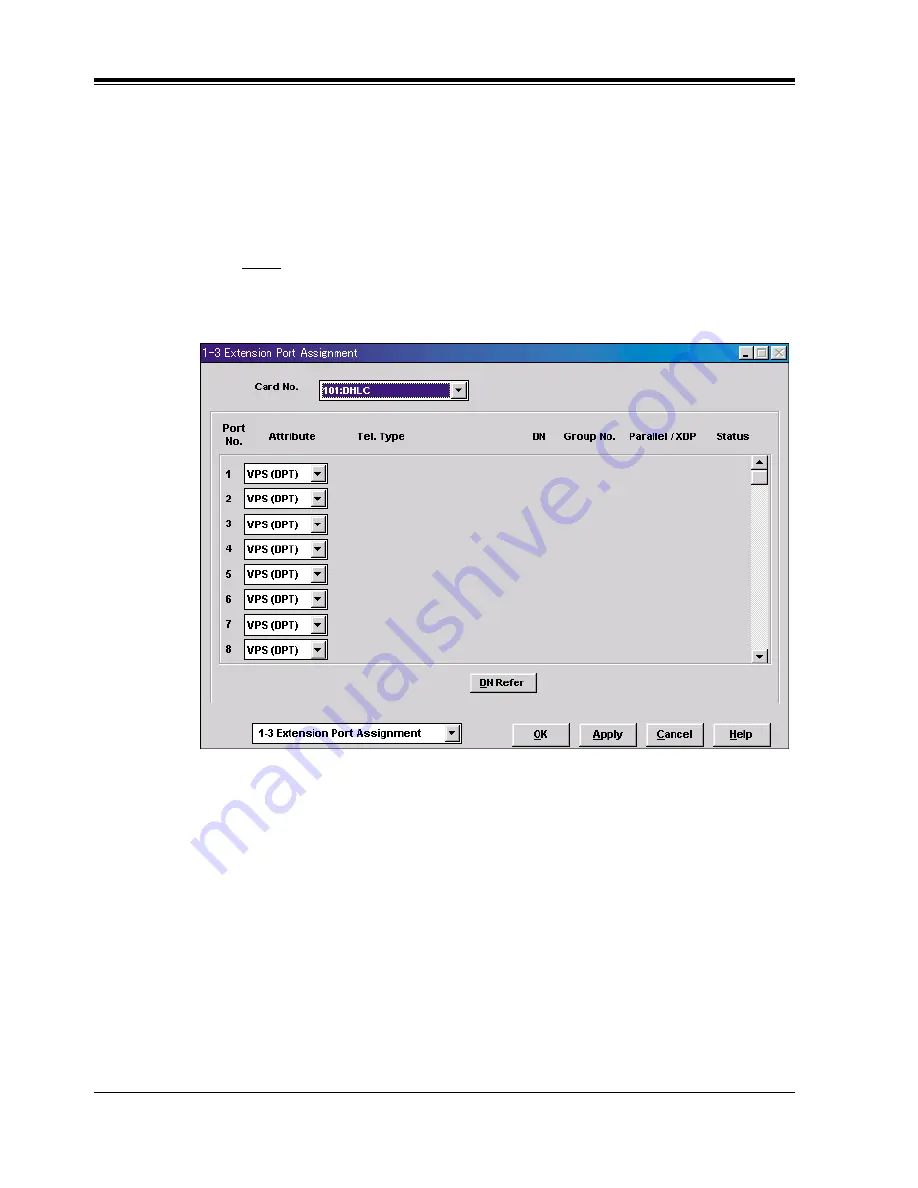 Panasonic KX-TVS120 Installation Manual Download Page 96