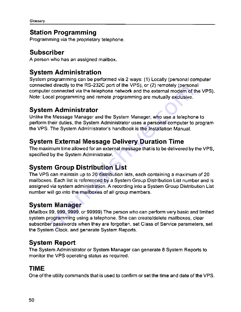 Panasonic KX-TVS90 User Manual Download Page 50