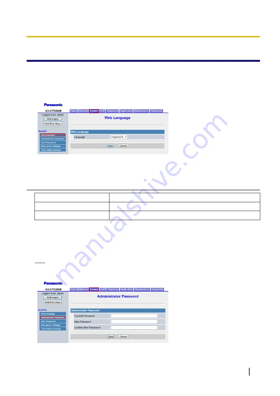 Panasonic KX-UTG200 Скачать руководство пользователя страница 113