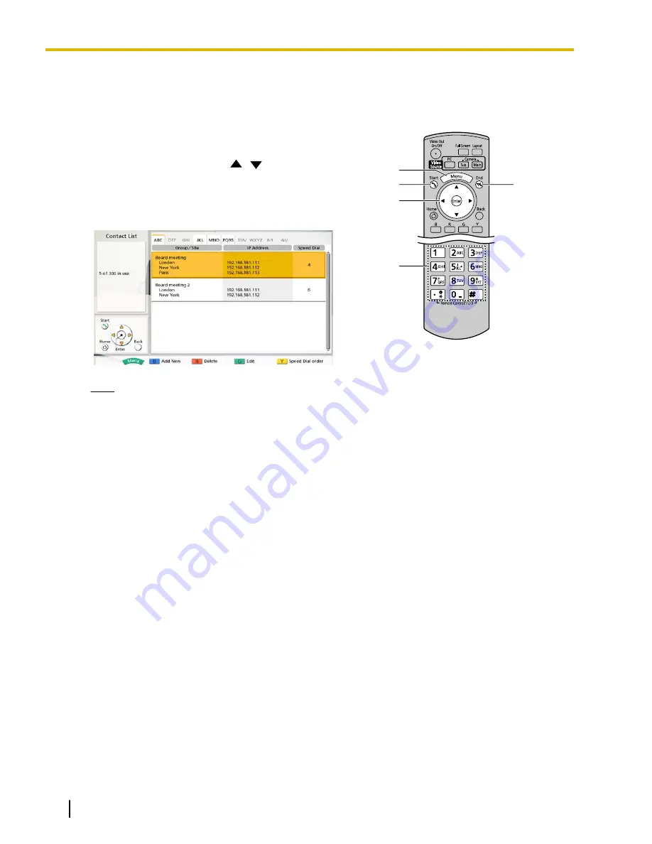 Panasonic KX-VC300 Operating Manual Download Page 36