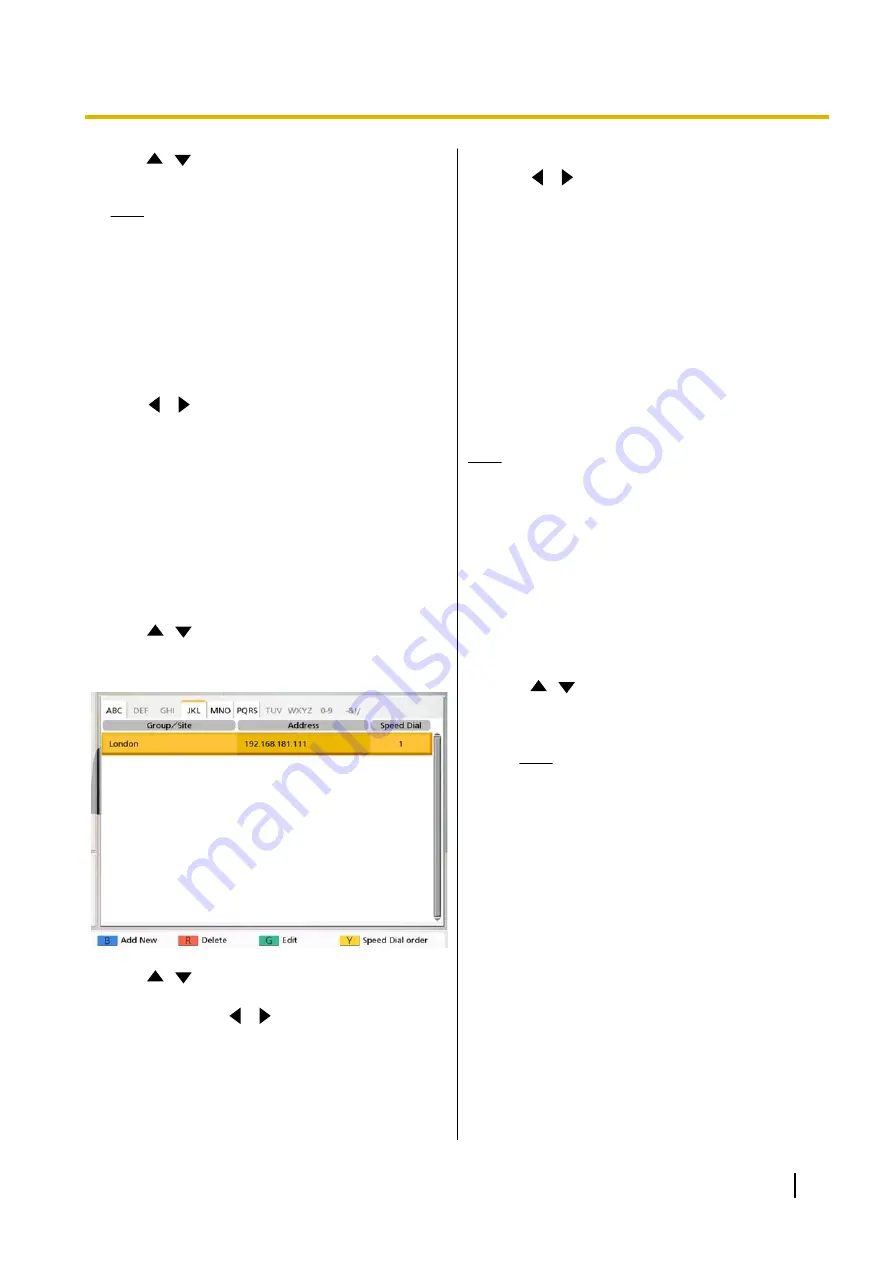 Panasonic KX-VC500 Operating Manual Download Page 81