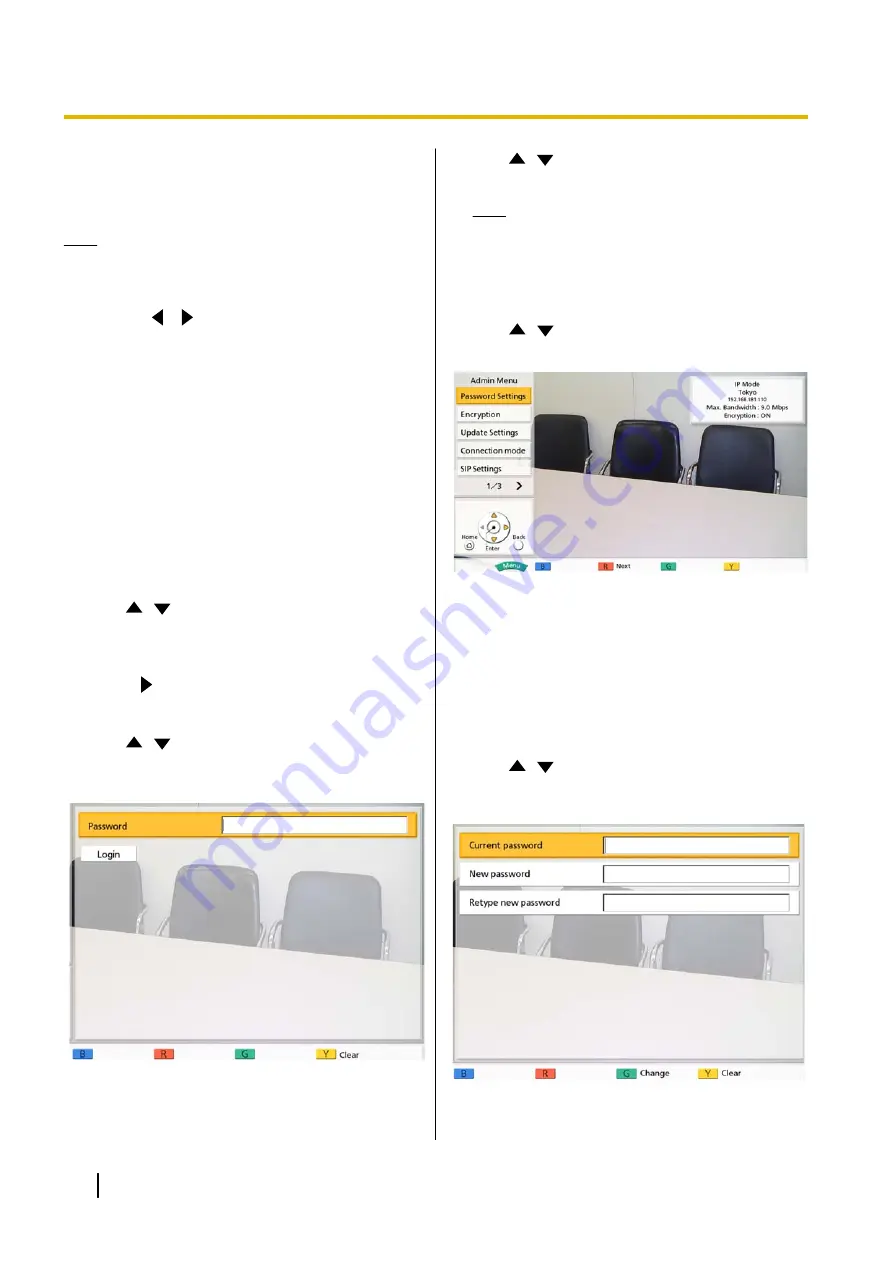 Panasonic KX-VC500 Operating Manual Download Page 96